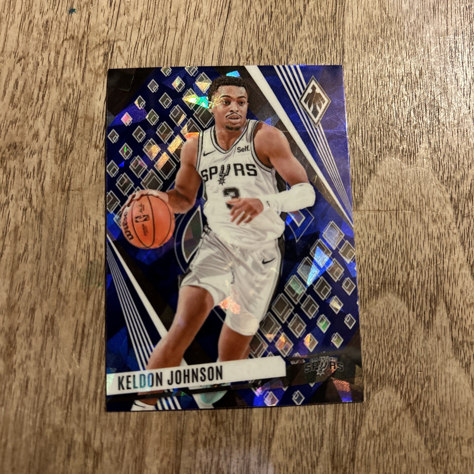 2023-24 Panini Phoenix - Keldon Johnson #194 Blue Ice