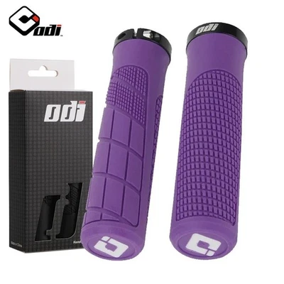 Odi MTB DH Fahrrad E-Bike Lenker Grips Griffe Reflex Lock on 13.5cm XL Olive - Bild 1 von 4