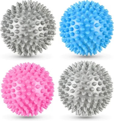 Gymtek® Massageball Set 2er Igelball Hart und Weich Noppenball Set