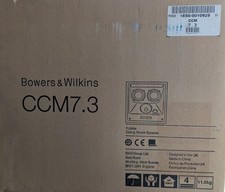 Bowers  Wilkins CCM7.3 5" 3-Way In-Ceiling Speaker Each - Black - OB