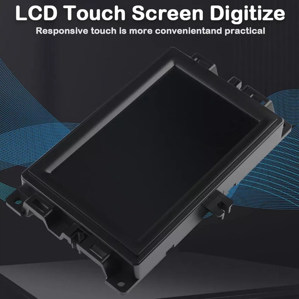7" LCD Touch Screen w/ Frame For 2017-2020 Jeep Compass Radio Navigation Replace - Imagem 2 de 4