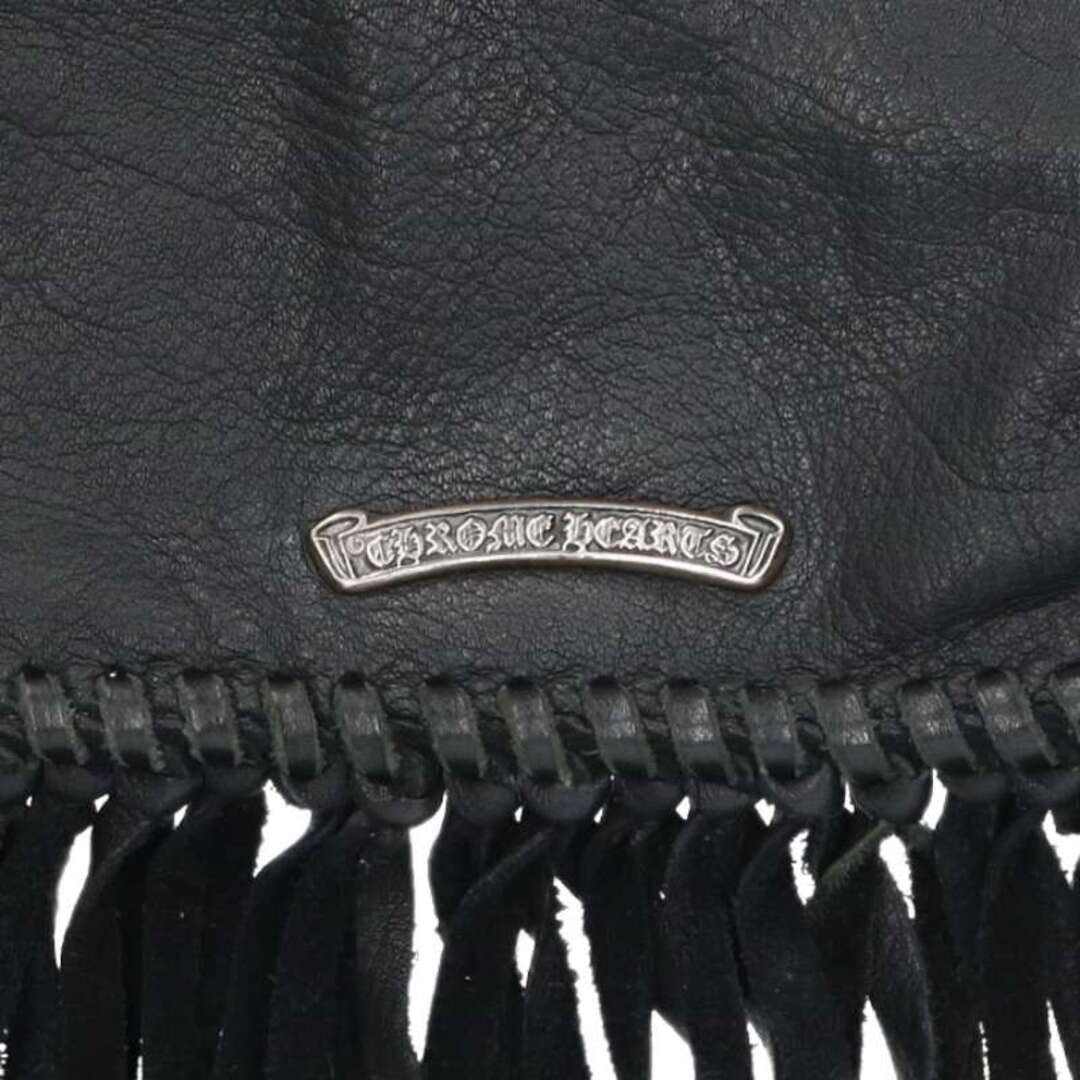 Chrome Hearts Bag-Flat Hippie w Fringe embellished leather shoulder bag Used 333 thumbnail 6