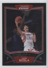 2008-09 Bowman Draft Picks & Stars Chrome Luis Scola #28