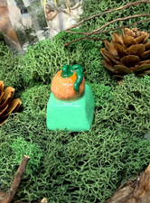 Handmade Autumn Pumpkin Artisan Keycap for Me...