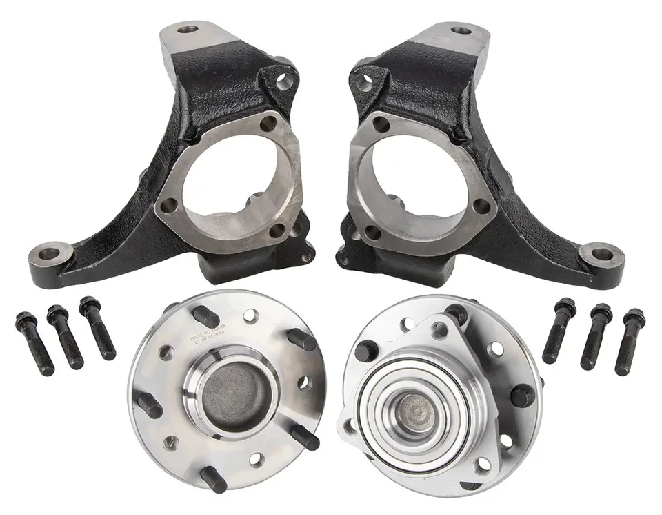 Kit delantero y trasero CPP X-10 Big Brake 14 pulgadas/13 pulgadas 1973-1987 C10 pinzas rojas de 5 orejetas Foto 3 de 4