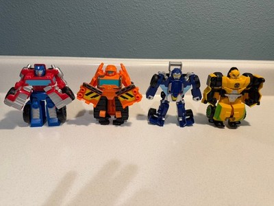 Transformers Rescue Bots Academy Lot - Optimus Prime, Wedge, Whirl, & Bumblebee