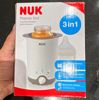 NUK Thermo 3in1 Flaschenwärmer/Babykostwärmer – Erwärmen Warmhalten Auftauen