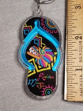 Riviera Maya Mexico Flip-flop Flip Flop Keychain New C74