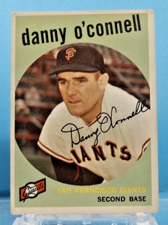 1959 Topps #87 - Danny O'Connell - San Francisco Giants - Very Good