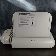 Swingline Commercial Electric 3-Hole Punch 535 28-Sheet Capacity 20 LB Paper