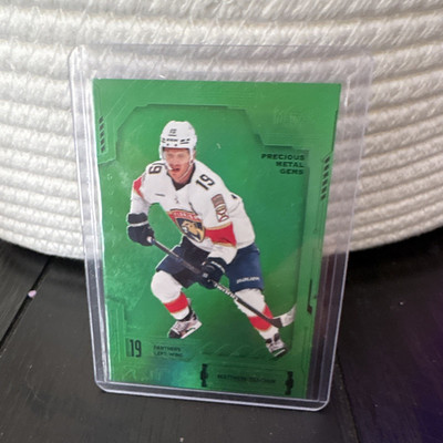 SkyBox Matthew Tkachuk Florida Panthers 2024-25 Precious Metal Gems Green 04/10