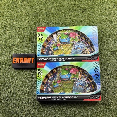 Venusaur ex Blastoise ex Premium Collection GameStop Exclusive - lot of 2