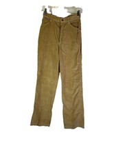 Vintage 70s Juniors 9 Wide Whale Corduroy High Rise Flare Pants Hippy Grunge