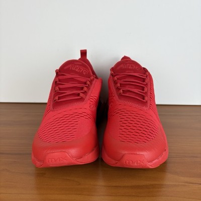 Nike Air Max 270 Sneakers Triple University Red Cv7544-600 Men's