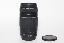 Canon EF 75-300mm f/4-5.6 III Telephoto Zoom Lens, Fair Cond, Scratch On Glass