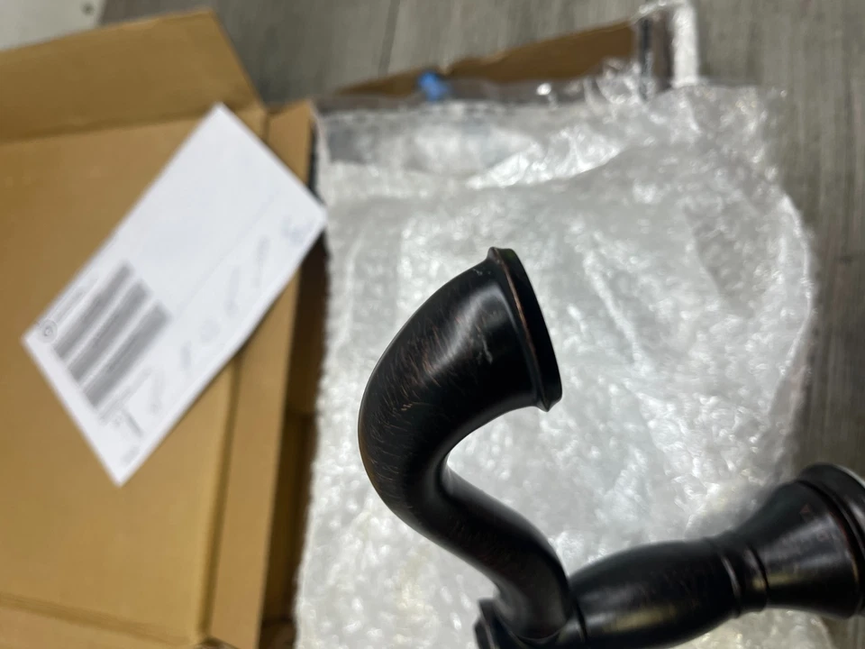 DELTA Cassidy Widespread Bathroom Faucet 3597LF-RBMPU-LHP Venetian Bronze READ - Image 4 of 4