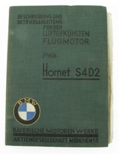 Betriebsanleitung Flugmotor BMW PWA Hornet S4 D2 Sternmotor 1934 Flugzeug Motor