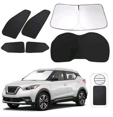 6 PCS. Window Shades Nissan Kicks 2018-2024 TINGLU Privacy Sun Protection 19 20 