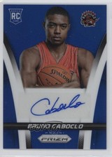 2014-15 Panini Prizm Rookie Auto Blue Prizm 90/499 Bruno Caboclo #25 Auto a0s