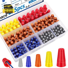 Wire Nuts 255Pcs Wire Nuts Assortment Kit 22-10AWG Twist Wire Connectors Electri