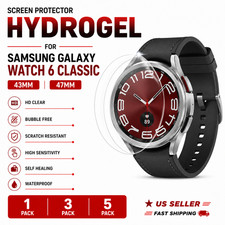 Samsung Galaxy Watch 6 Classic 43mm 47mm Hydrogel Screen Protector 1 3 5 Pack