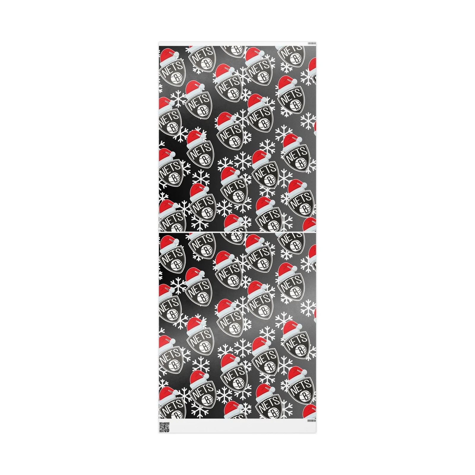 Brooklyn Nets Gift Wrap for Holidays, Christmas Basketball Wrapping Paper