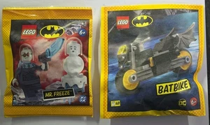 LEGO BATMAN  MR. FREEZE + SNOWMAN L0002270 AND BATBIKE 212404