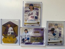 JACOB DeGROM 2014 TOPPS SUPREME ROOKIE AUTOGRAPHED FOUR card set purple #25 mint. rookie card picture