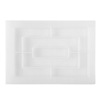Harz Form Silikon, GroßE Rechteckige Roll Schalen Formen FüR Epoxid Harz, H3768