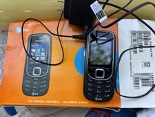 Nokia 2320c-2b Bar Phone  Samsung Flip Phone Black AT T Lot