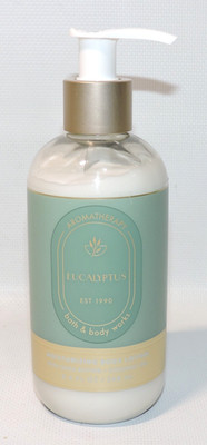 Bath & Body Works EUCALYPTUS Aromatherapy Body Lotion Pump 8.4 oz Green, NEW