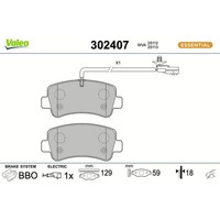 Valeo 302407 Bremsbelagsatz FüR Opel Renault Movano Master X62 JV EV HV UV FV