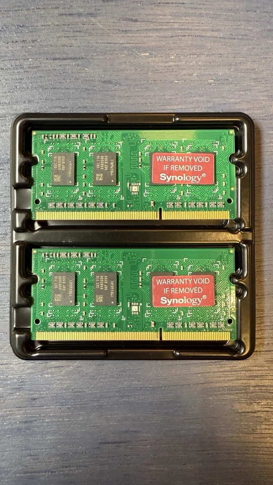 Synology 4GB (2x2GB) 03-402G863B1 DDR3L-1600 CL11 SO-DIMM Memory Modules - Image 2 of 2