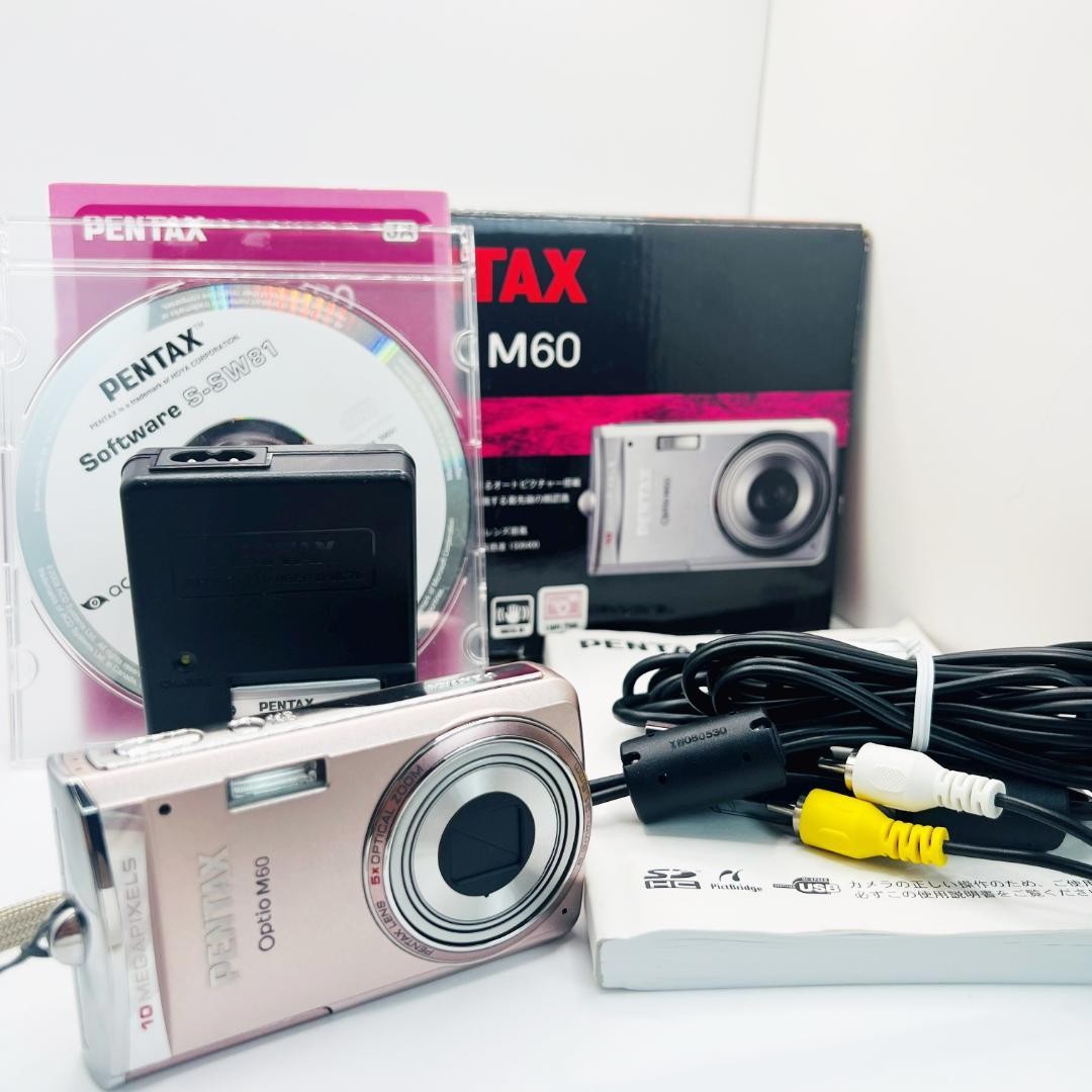 PENTAX Optio M60 ピンク 10メガピクセル PENTAX Optio M60 ピンク 10メガピクセル - メルカリ