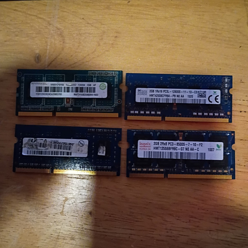 Mixed Working Lot Of DDR3 SO-DIMM Laptop RAM Lot 4, Bid To Win.