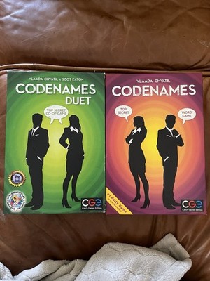2 board games Codenames & Codenames Duet Complete