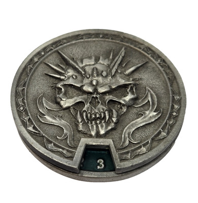 1998 Reaper ProCounter Tailsman Skill Gaming RPG Metal Life Tracker Dial OOP