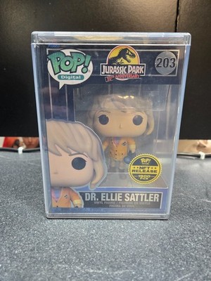 FUNKO POP DIGITAL DR. ELLIE SATTLER #203 JURASSIC PARK DROP LE 1900