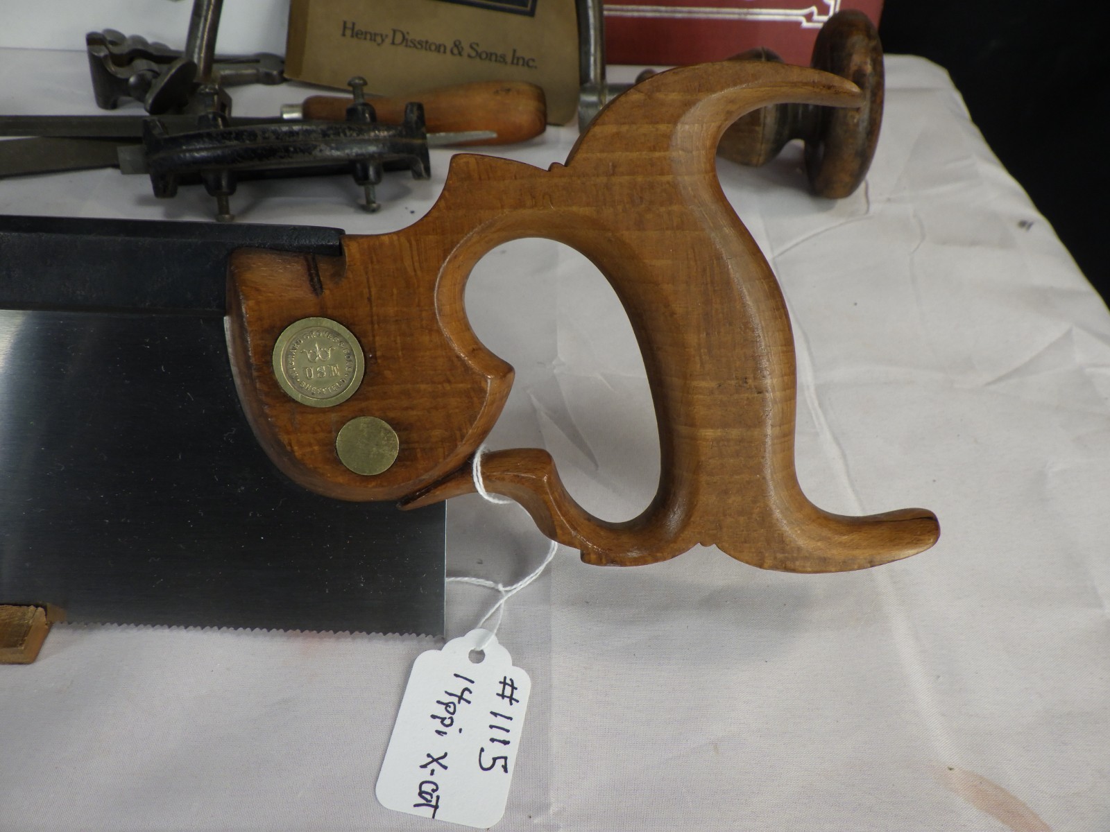 Richard Groves & Sons 12" Back Saw, 14ppi Cross Cut, New Saw Plate, English 1115