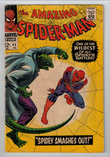 Amazing Spider-Man #45 1967 Marvel Silver Age 3rd Lizard Romita Sr   GOOD  Key
