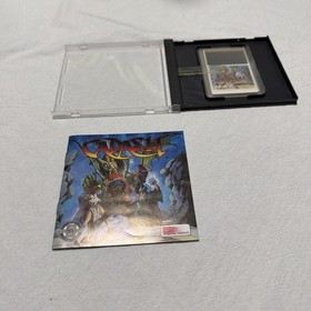 Cadash TurboGrafx 16 1991 CIC Hu Manual Sleeve Card Tested Original