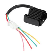 Voltage Regulator Rectifier, 4 Wire Motorcycle Regulator Rectifier, Aluminum ...