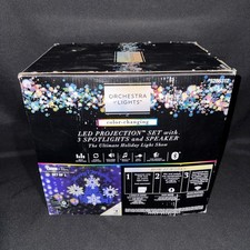 Orchestra of Lights LED Projection w/ 3 Spotlights/Speaker 5286312 -BROKEN SPIKE