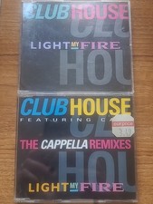 Club House CD Singles Bundle Light My Fire Plus The Cappella Remixes Dance Music