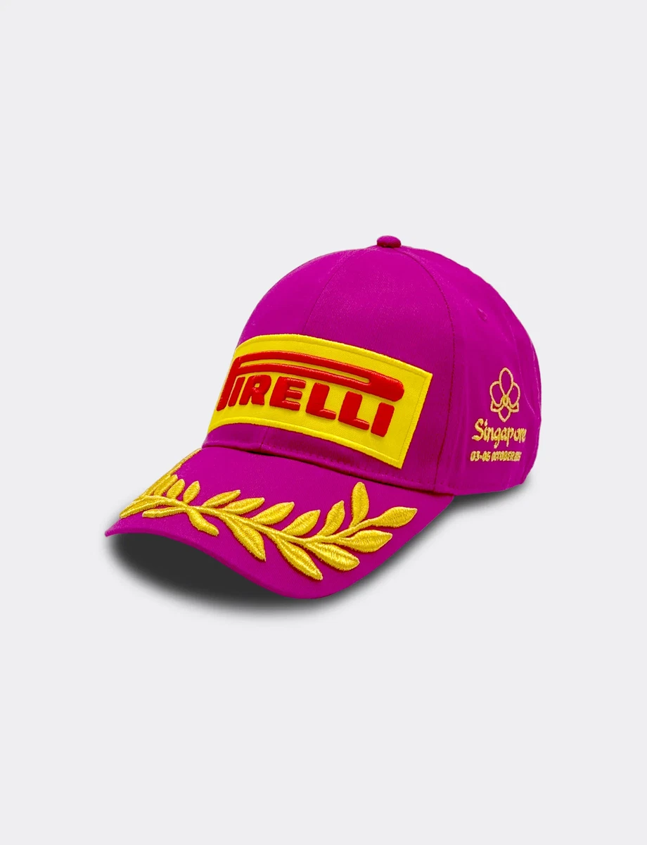 Pirelli Cappellino Unisex Berretto Da Podio Con Logo Ricamato - Taglia Unica, Regolabile, Ispirazione Motorsport - 4