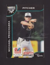 2002 MultiAd Michael Prochaska Autograph #27 Hudson Valley Renegades