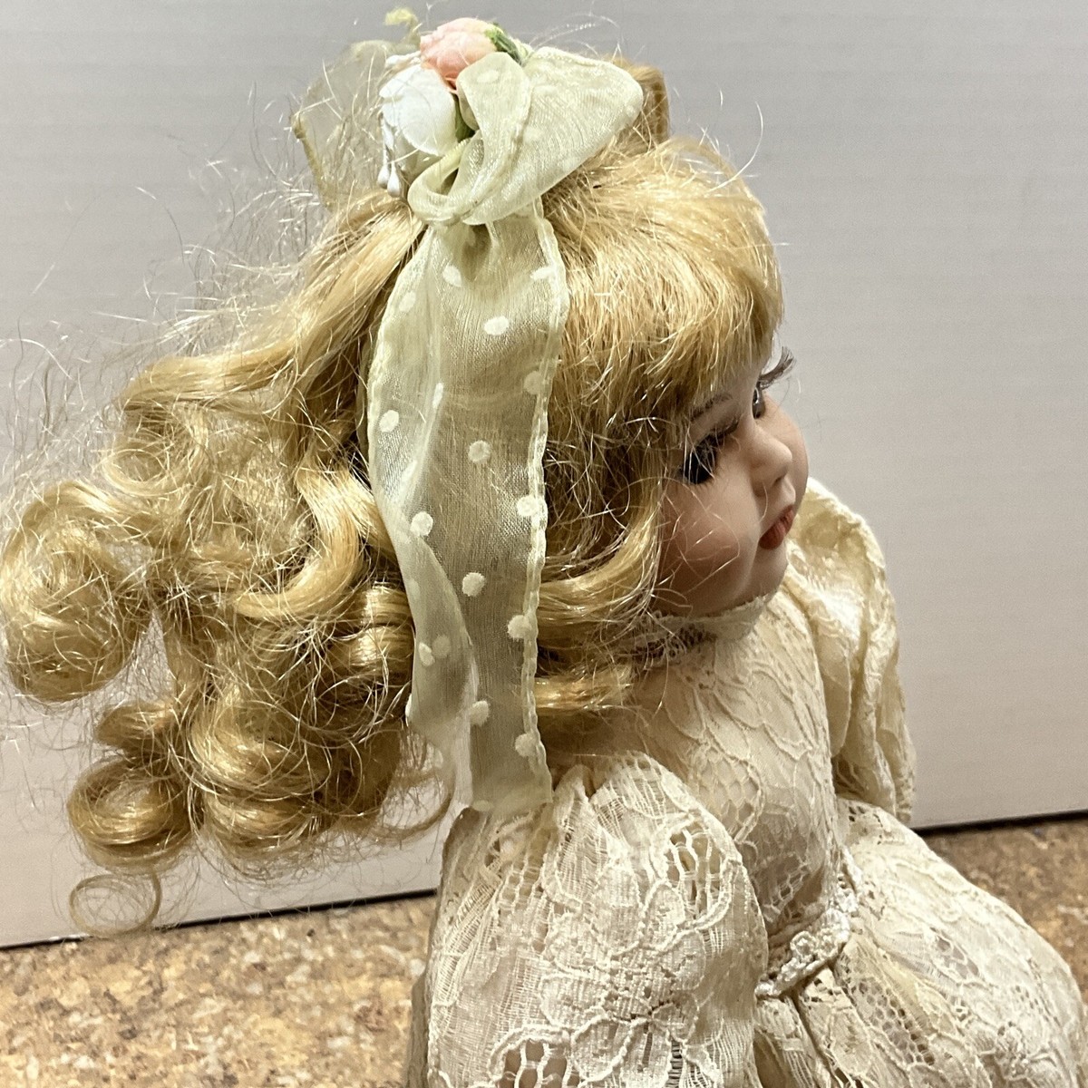 Vintage Porcelain 12' Country Doll Broken Hand W Stand | eBay