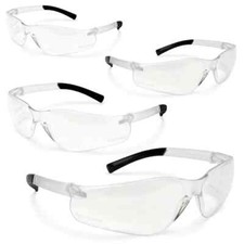 Craftsman Lightweight Clear 4-Pack Polycarbonate Safety Glasses New