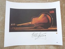 BB King Lucille Signed Autographed Lithograph Poster PSA Certified # of 750