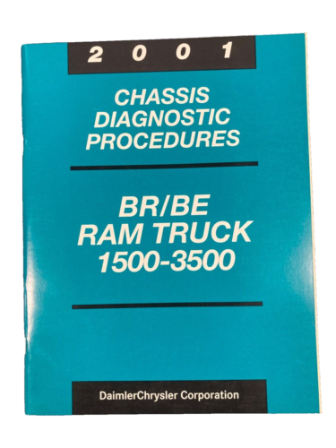 2001 Dodge RAM 1500 2500 3500 ABS EBC325 / EBC2 Diagnostic Procedures Manual